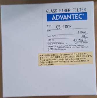 Giấy lọc sợi thủy tinh Advantec GB-100R Ø 110mm - Lọc hạt mịn, Phân tích SS (100 tờ/hộp)